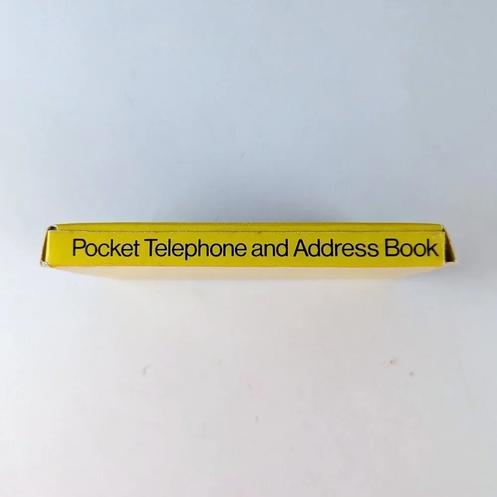 Vintage 80s Name Saver Address Book